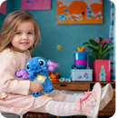 Peluche Stitch que Respira, Brilha e Toca Músicas  Interativo