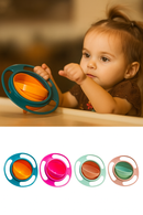 Tigela Mágica Giroscópica Infantil KiddoJoy + 1 ebook de brinde