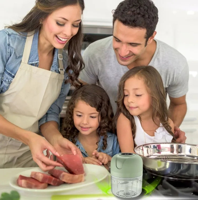 Mini Processador Triturador Elétrico.EcoVolt