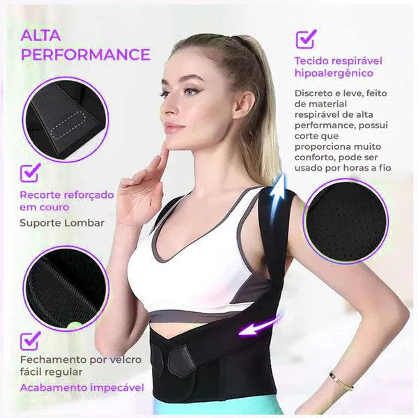 Corrector de Postura Ajustável Postural Fit