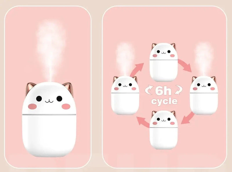 Umidificador de ar lindos de gatinho e ursinhos EcoVolt