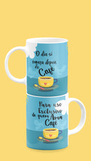 Canecas personalida tema CAFÉ