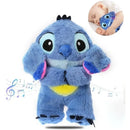 Peluche Stitch que Respira, Brilha e Toca Músicas  Interativo