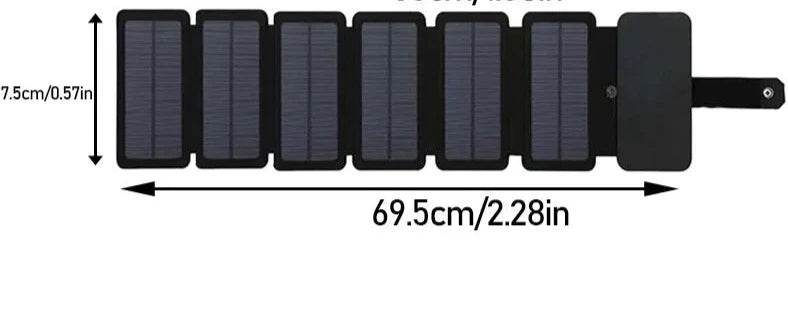 Painel de carregamento solar portátil multifuncional EcoVolt