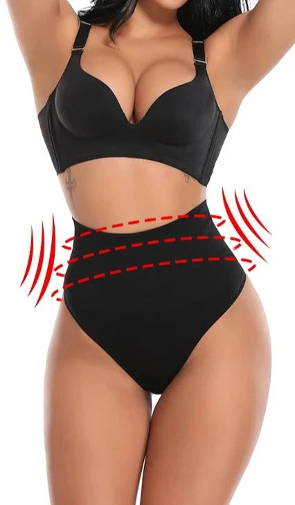 Cueca modeladora cintura alta e sem costura Lumière Chic