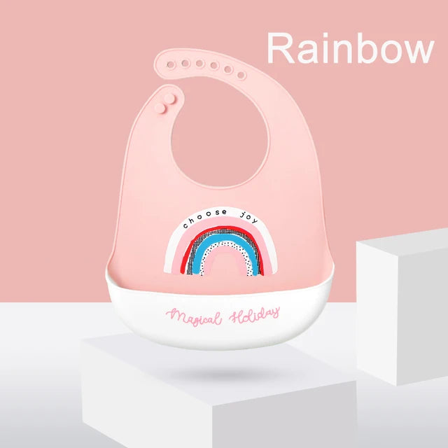 Babador de silicone à prova de água para bebês KiddoJoy