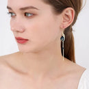 Brincos de safira pavão LumièreChic