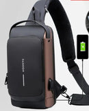 Bolsa esportiva com carregamento USB  antifurto Lumière Chic