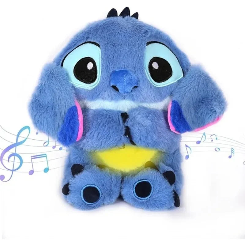 Peluche Stitch que Respira, Brilha e Toca Músicas  Interativo
