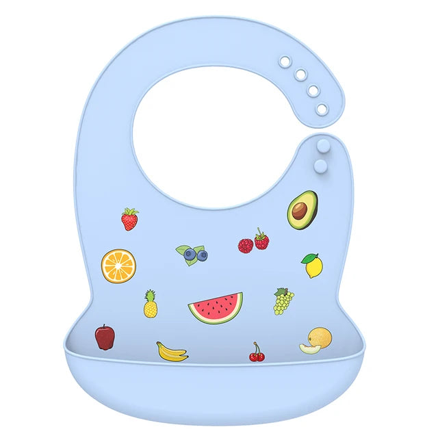 Babador de silicone à prova de água para bebês KiddoJoy