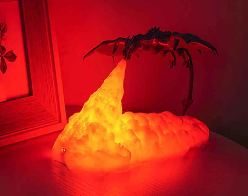 Lâmpada Dragão 3D EcoVolt