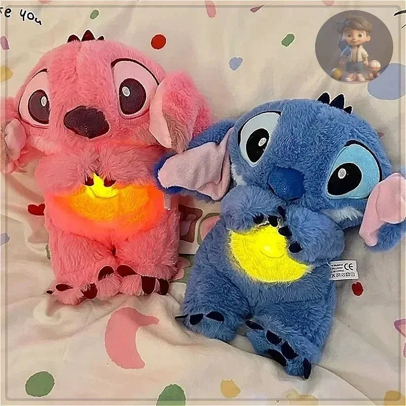 Peluche Stitch que Respira, Brilha e Toca Músicas  Interativo