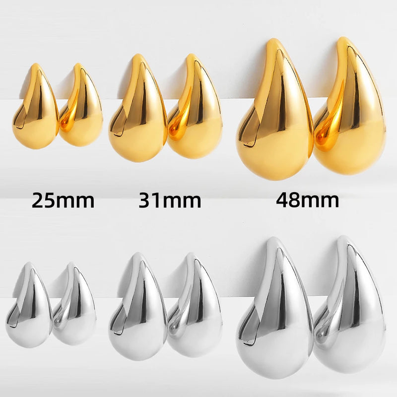 Brincos em forma de lágrimas LumièreChic  adquira 1 par e leve 3 pares de oferta