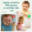 Tigela Mágica Giroscópica Infantil KiddoJoy + 1 ebook de brinde