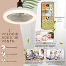 Ventilador de teto inteligente 3 em 1 com controle remoto EcoVolt