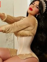 Cinta modeladoras dupla compressão controle emagrecimento LumièreChic