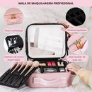 Kit Maleta Maquiagem Com Espelho e Luz Led Usb Profissional MakeUp