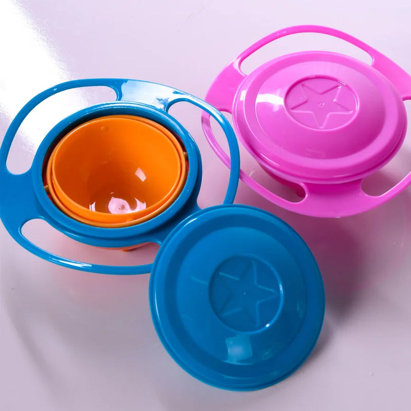 Tigela Mágica Giroscópica Infantil KiddoJoy + 1 ebook de brinde